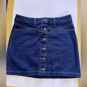 Pacsun Denim Button Up Skirt sz 27